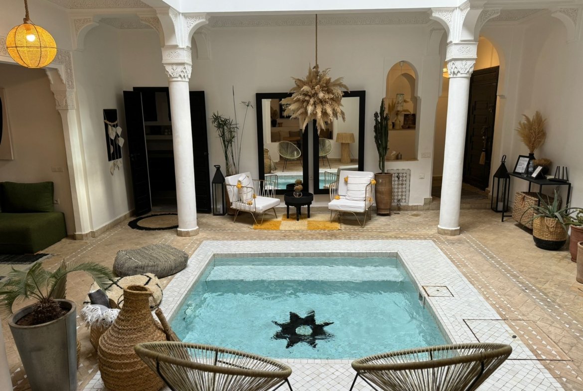 Riad dans la Kasbah – 5 chambres – 2 bassins