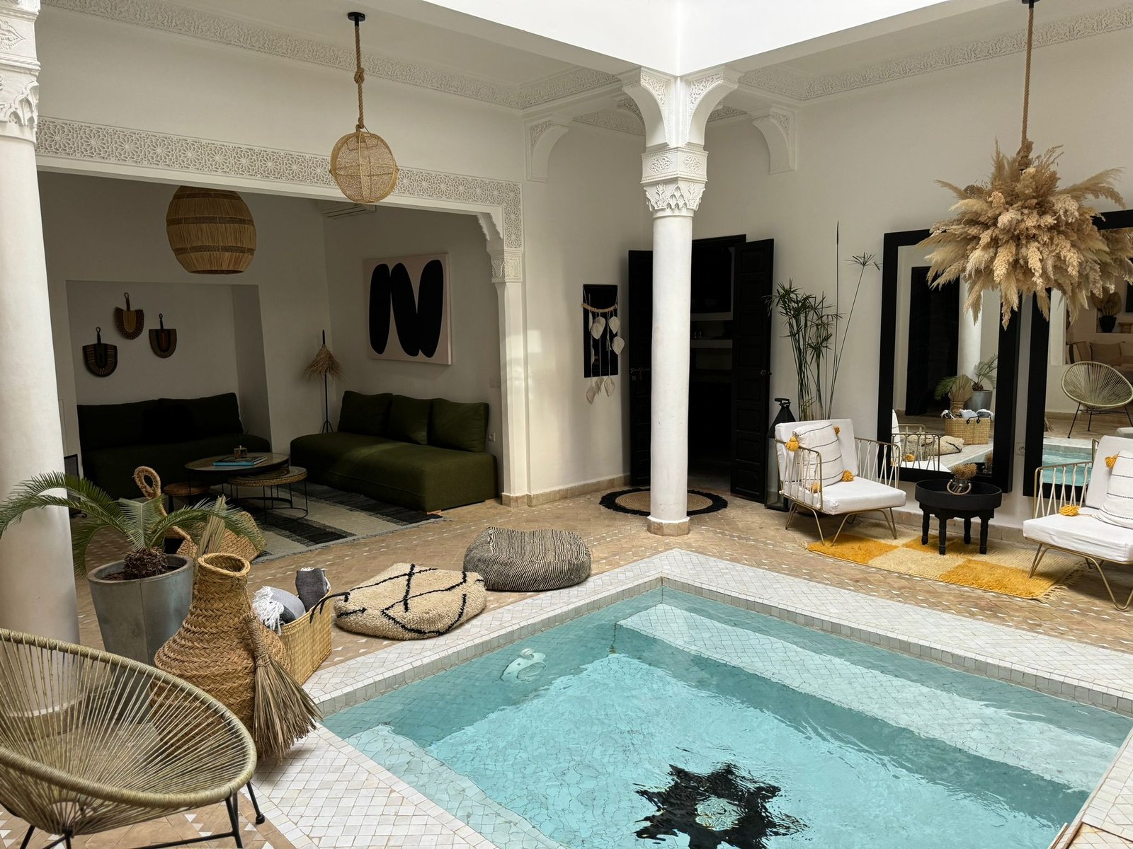 Riad dans la Kasbah – 5 chambres – 2 bassins