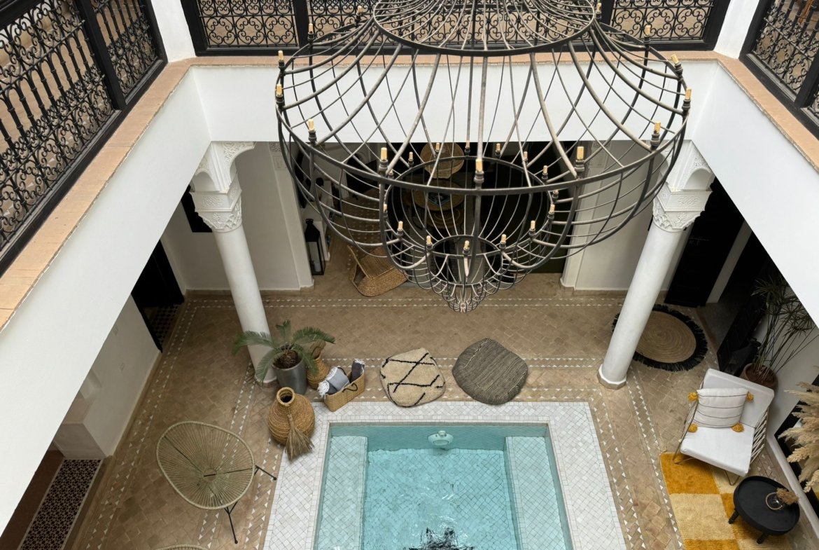 Riad dans la Kasbah – 5 chambres – 2 bassins