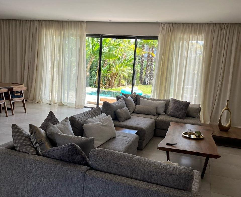 villa 5 suites piscine sauna golf argan